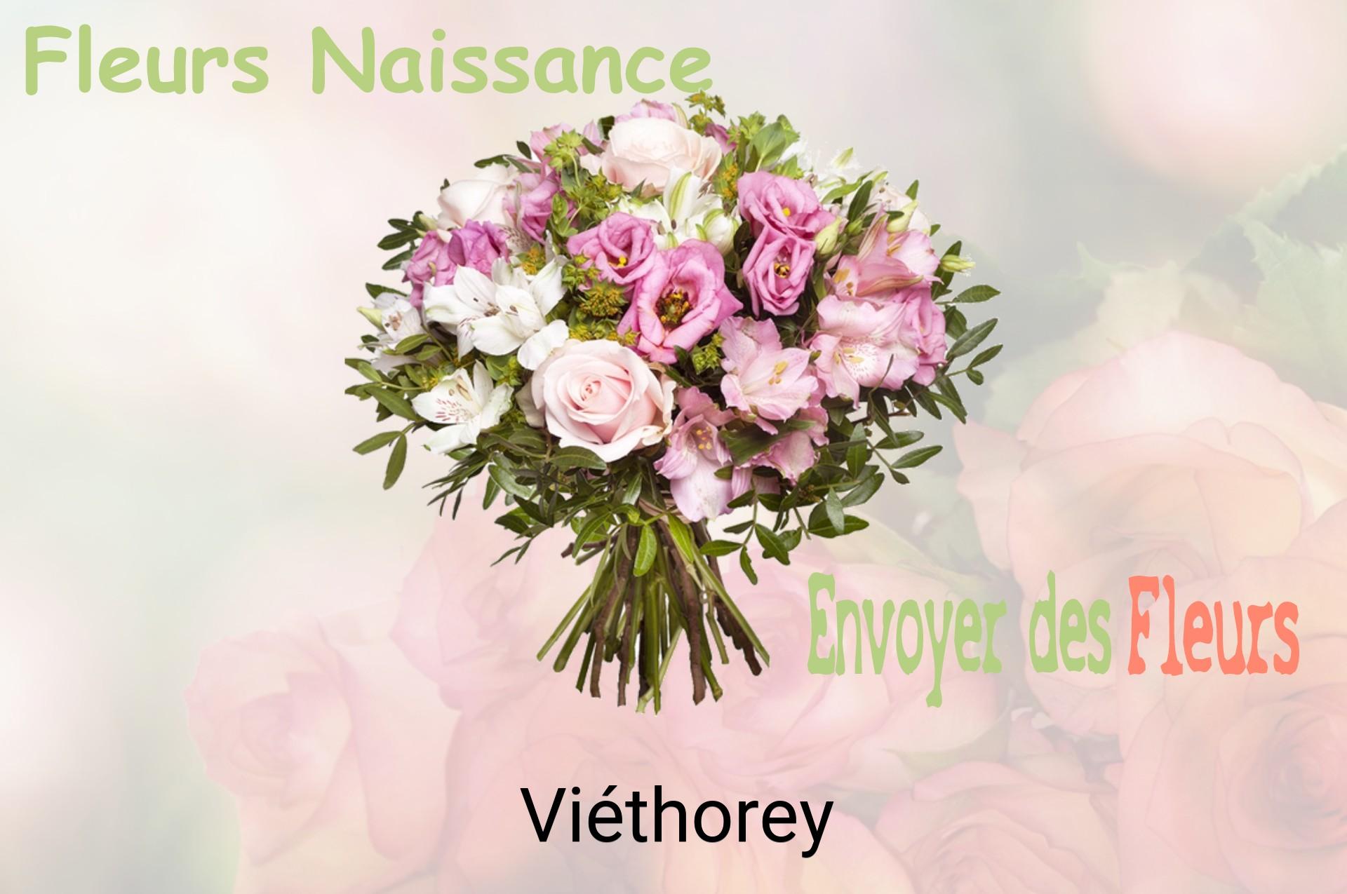 Bouquet de fleurs de naissance livré à Viéthorey